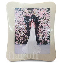 Фоторамка МДФ ГЛАЗУРЬ №018 со вставкой для сублимации